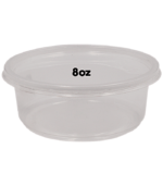 Envase con tapa para sopa PP transparente - Solar Max