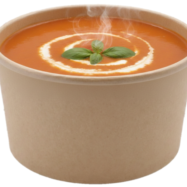 Envase Cartón con tapa Kraft ,Ecolin